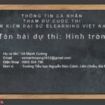 Bài Elearning: Hình tròn