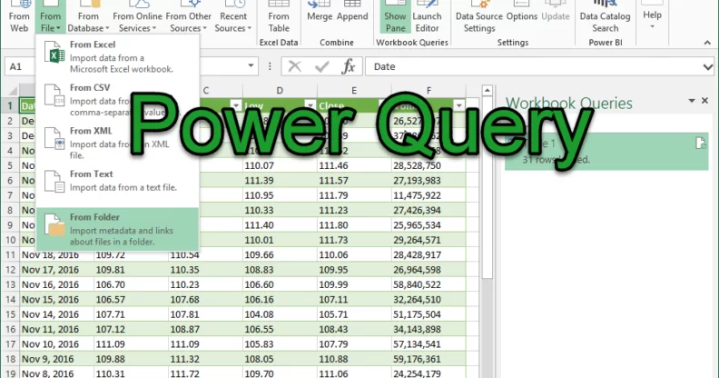 Sức mạnh của Power Query trong Excel