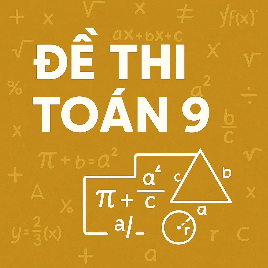 Bộ đề ôn tập Toán 9 – Luyện thi vào 10